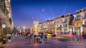 Ảnh phối cảnh mô hình Nhà phố tại Khu đô thị Tấn Đức Central Park. Nguồn: Tấn Đức